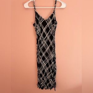 Vintage GAP Slip Dress Black and White Size 2